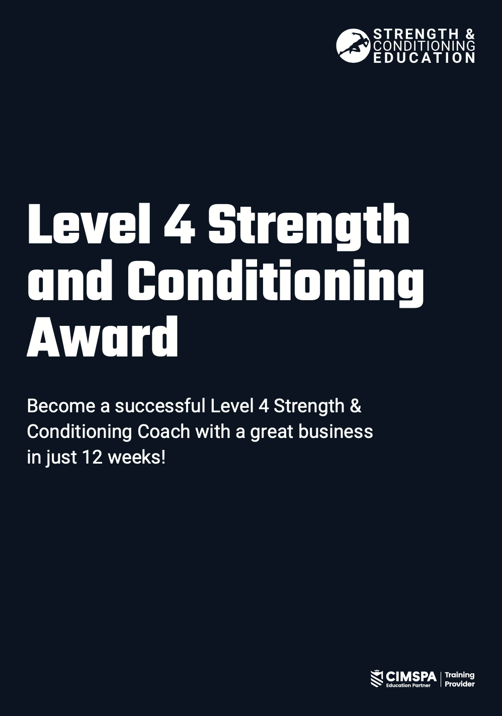 Strength and Conditioning Course Brochure